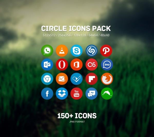 Circle Icons Pack by Martz90