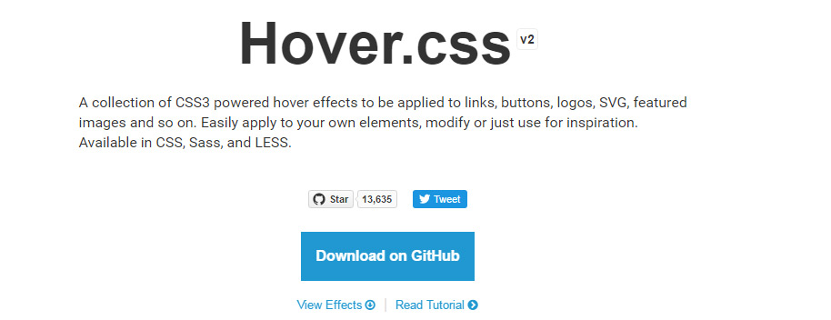 hover css open source