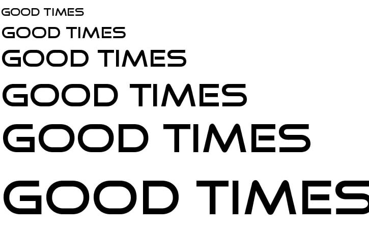 good times font typeface