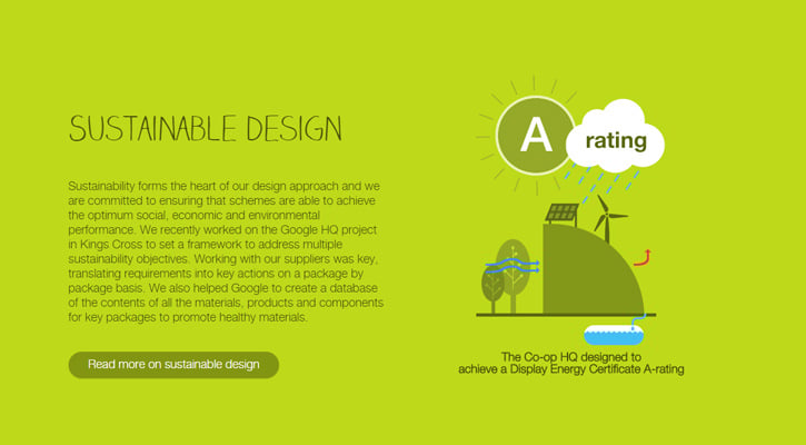 building a sustainable future parallax