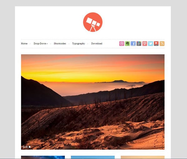 Photo Free Responsive Gallery WordPress Theme