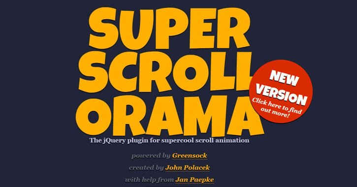 super scroll orama plugin library