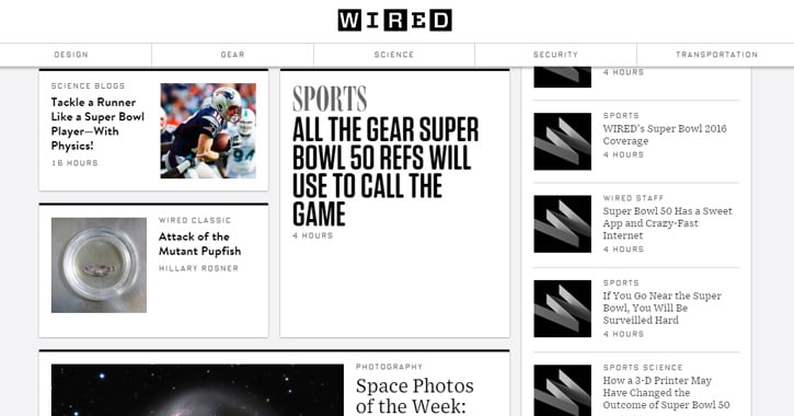 wired magazine website