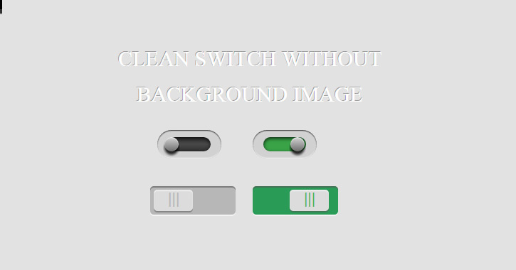 radio switch css buttons