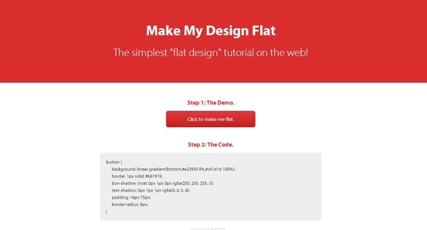 Make My Design Flat