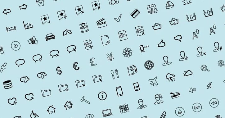 Free Outline Icons & Social Media Icons Set