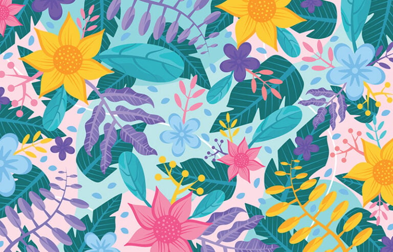 Floral Backgrounds, Patterns, and Vectors for Your Designs