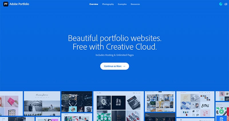 Adobe Portfolio