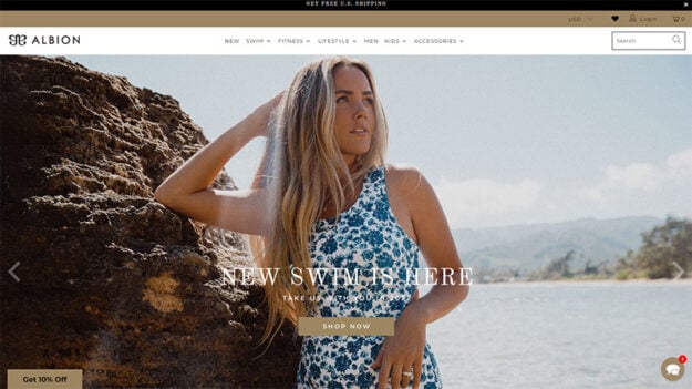 Albion's Fashion Website