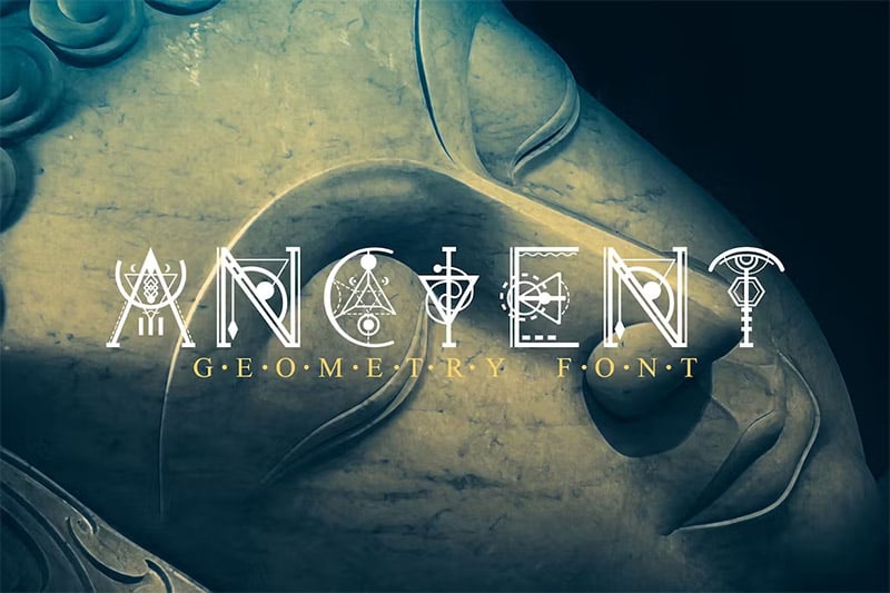 Ancient-Geometry Font