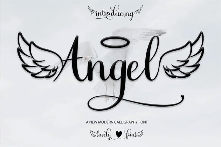 25 Best Angelic Fonts (Heavenly Typefaces)