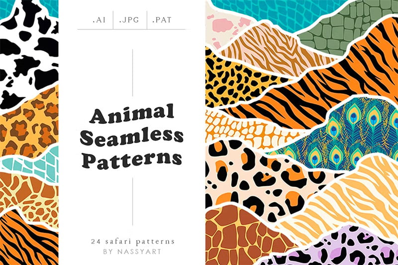 Animal Skin Seamless Patterns