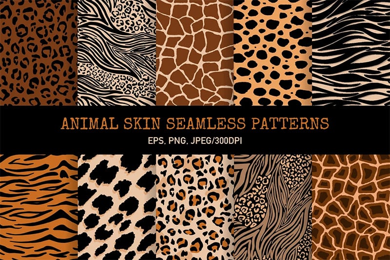 Animal Skin Seamless Patterns