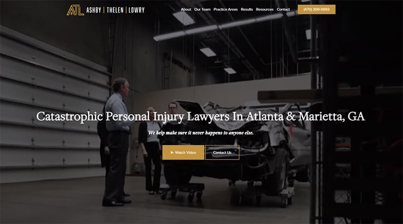 Attorney Websites - Ashby, Thelen, and Lowry