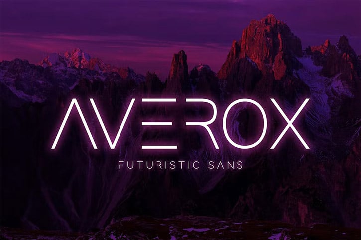 Averox - Futuristic Sans