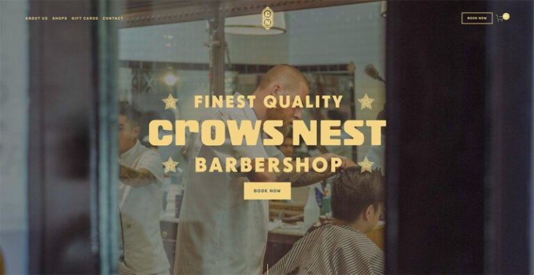 Crowsnest Barbershop Website