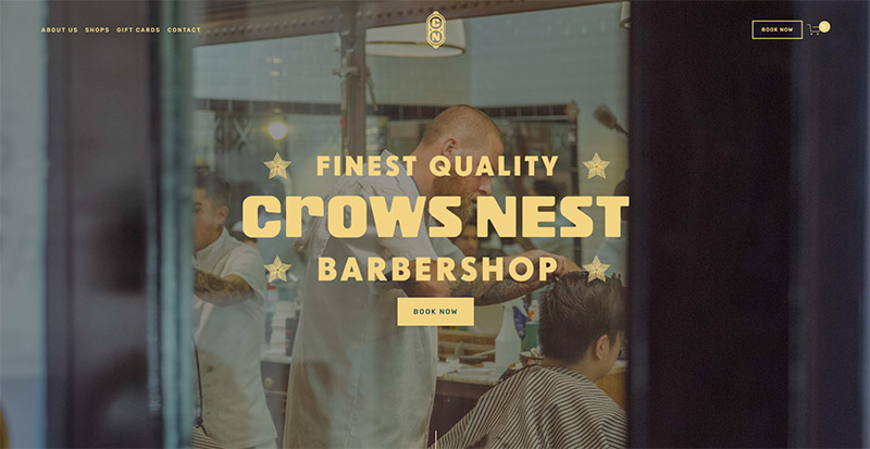 Barbershop Websites - Crows Nest