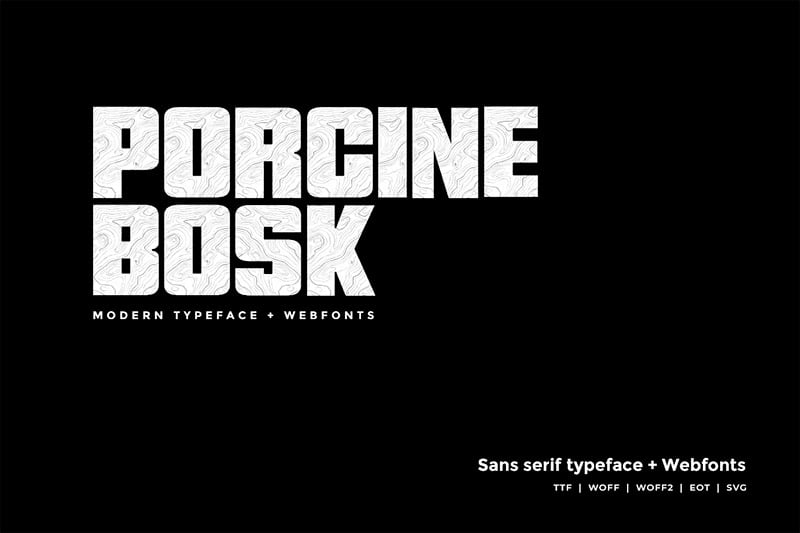 Best Block Letter Fonts - Porcine Bosk