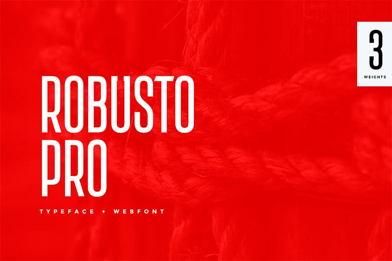 Best Block Letter Fonts - Robusto Pro