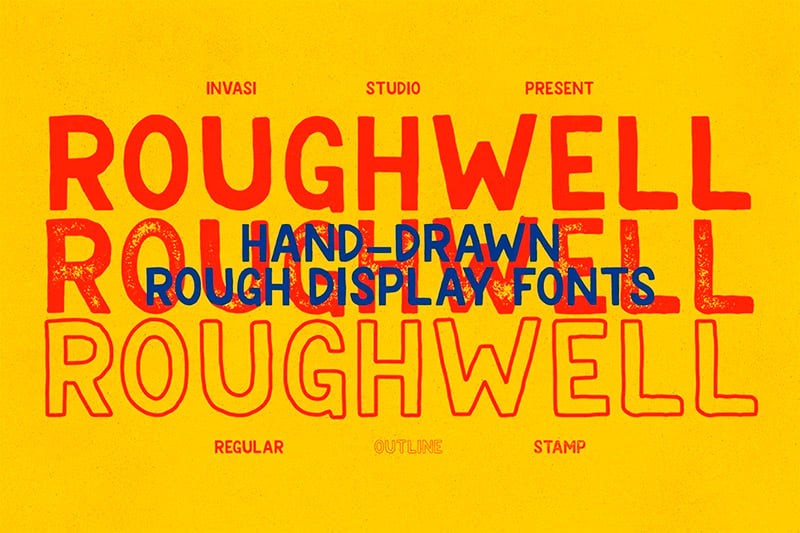 Best Hand Drawn Fonts - Roughwell