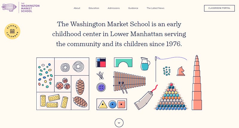 Best School Websites - The Washington Market School