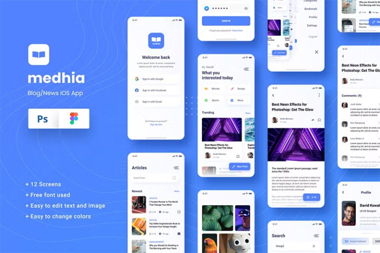 65+ Figma Templates, UI Kits, and Wireframes to Speed Up Your Design