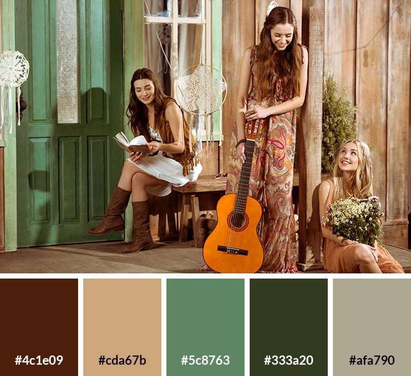 Bohemian Bliss Color Palette