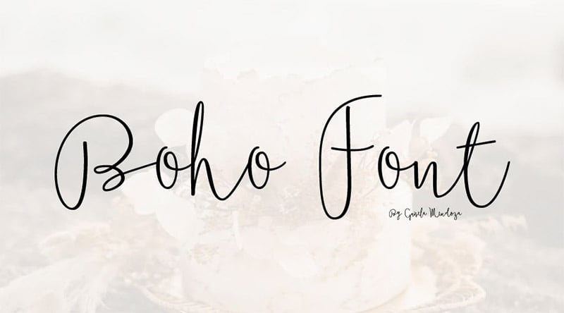 Boho Font