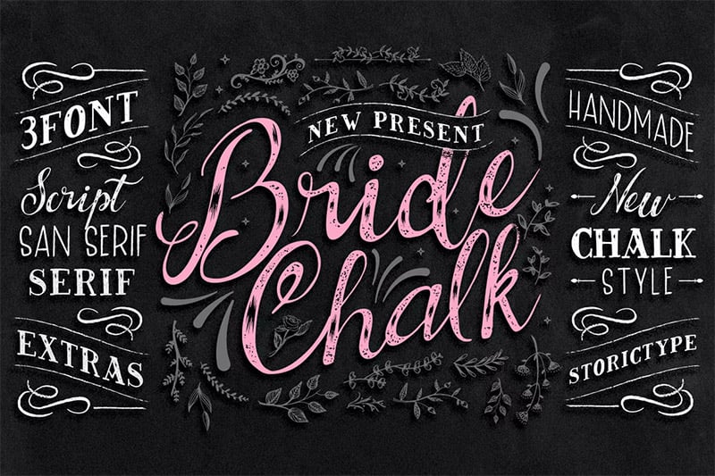 Bride Chalk Typeface