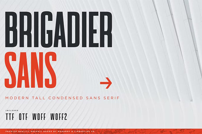 Brigadier Sans Tall Font