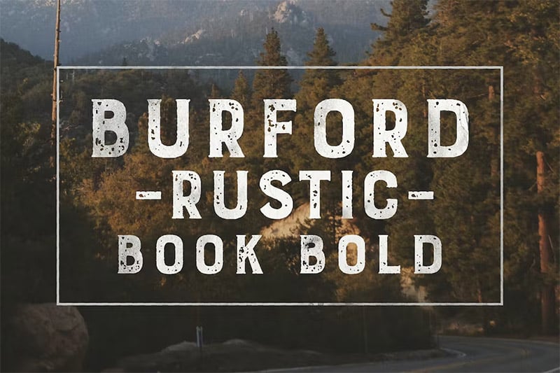 Burford Rustic Font Family