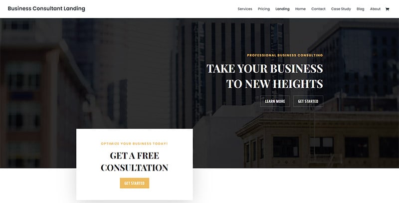 Business Consultant - Divi Template Pack