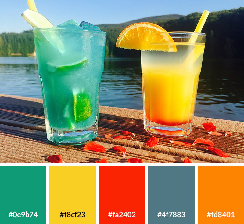 By The Lake - Summer Color Palette