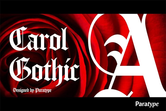 Carol Gothic Font