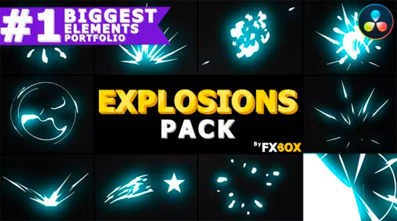 Cartoon Explosion Elements