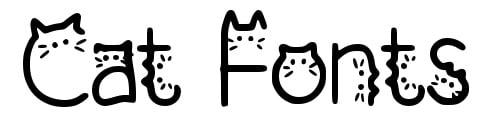 Cat Fonts