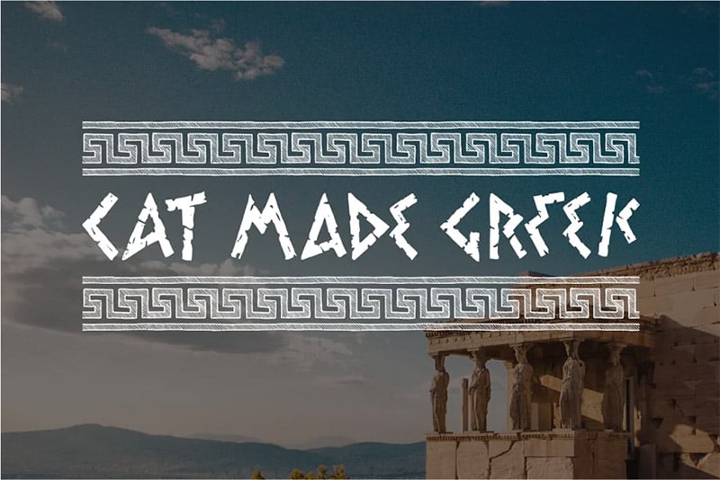 Cat Made Greek Font