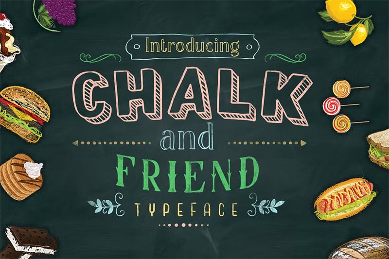 Chalk and Friend