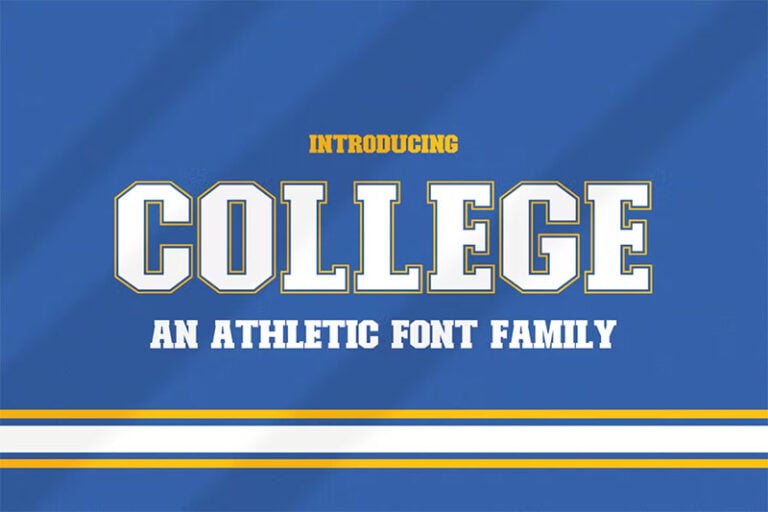 32 Best College & Varsity Fonts