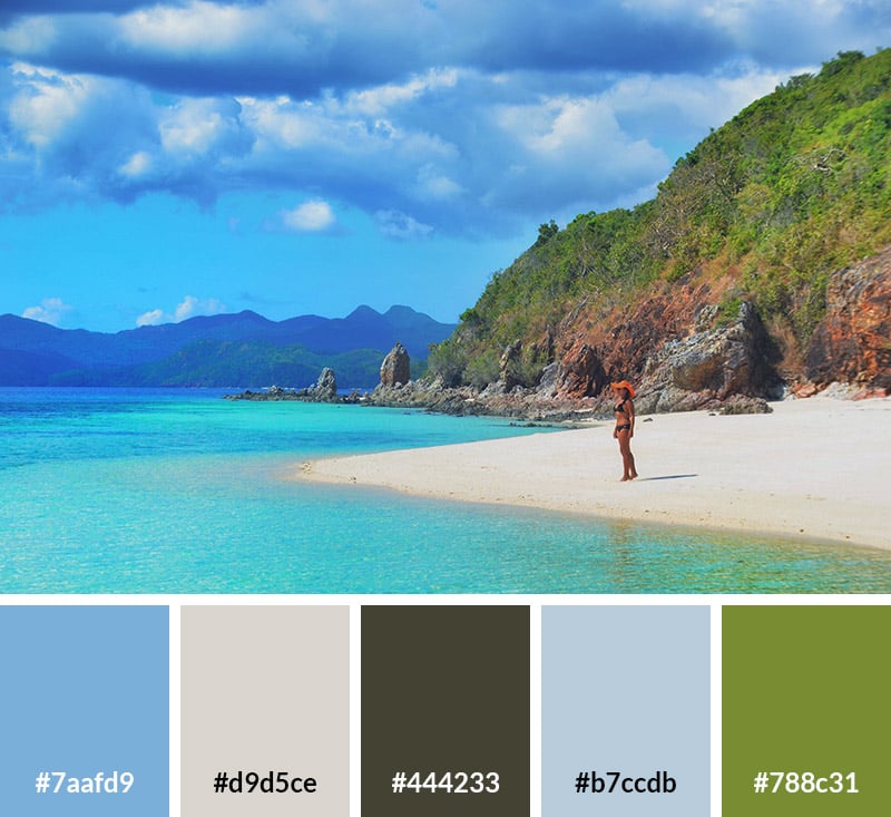 Colorful Beach Color Palette