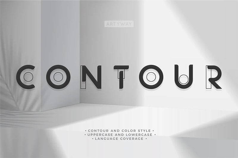 Contour Architecture Font