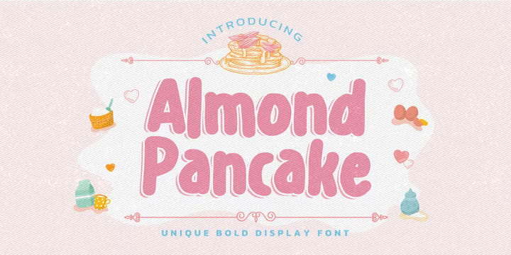 Cute Fonts - Almond Pancake