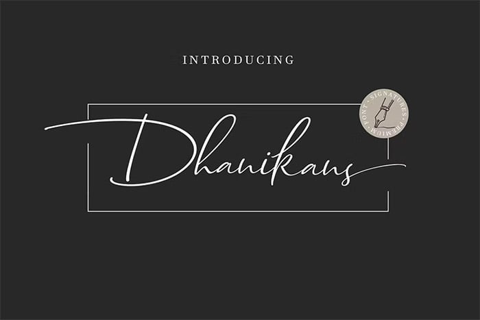 Dhanikans Signature