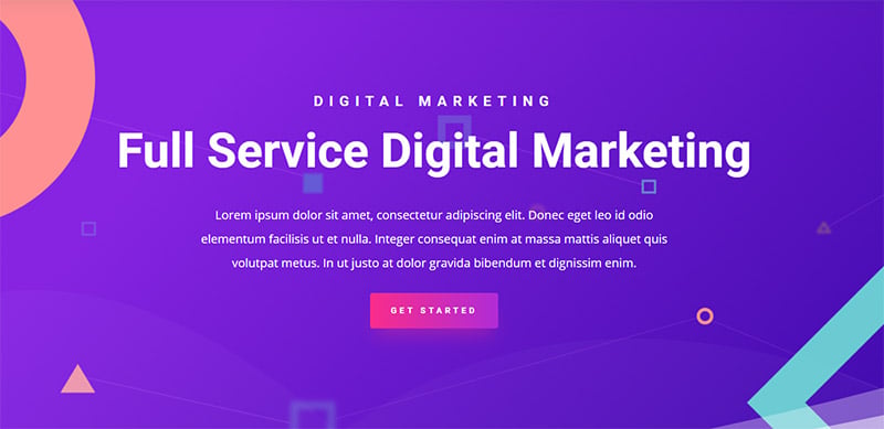 Digital Marketing - Divi Template Pack