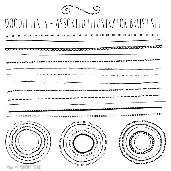 Doodle Lines Brushes