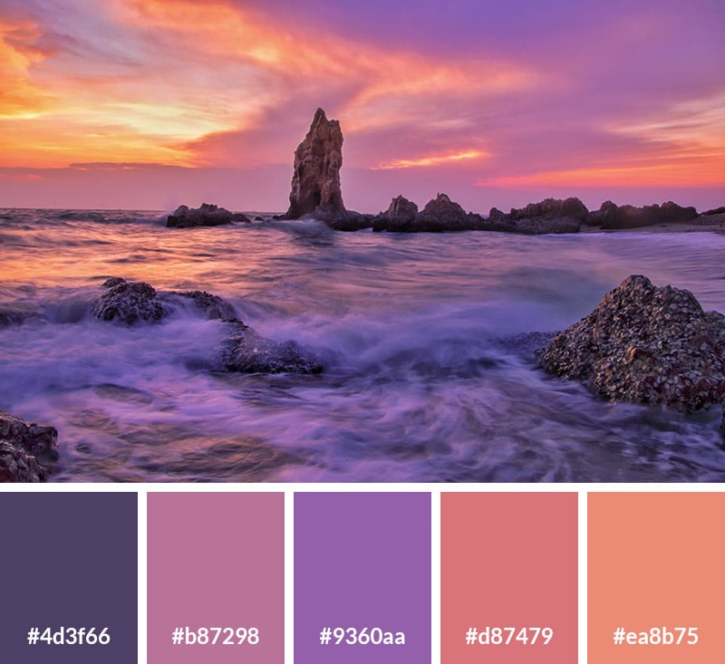 Dramatic Sunset Color Palette