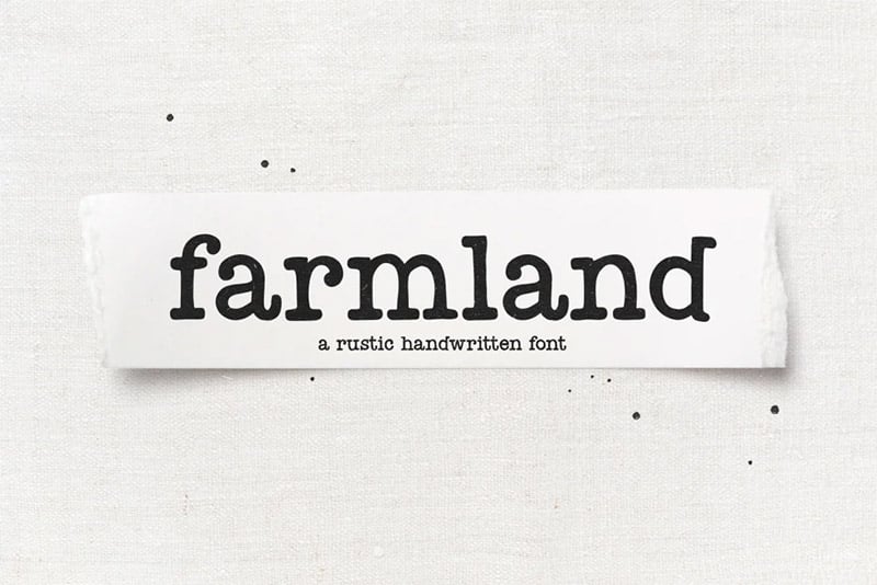 Farmland - Rustic Font