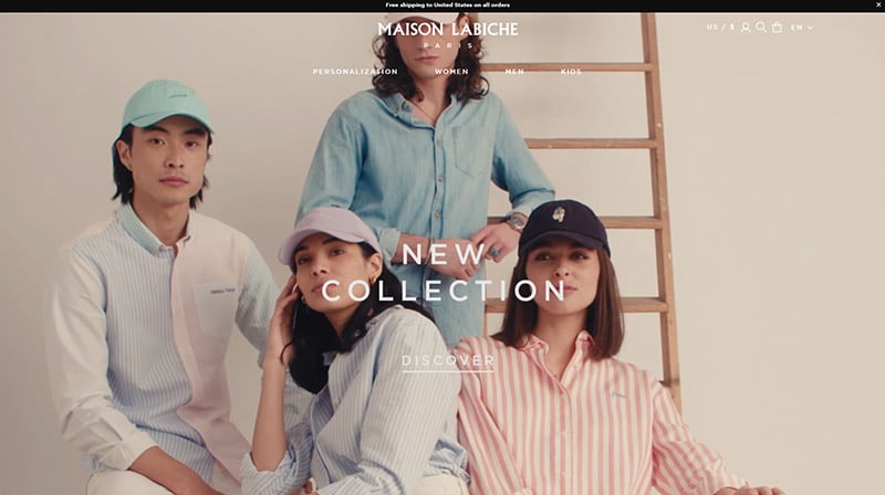 Fashion Websites - Maison Labiche