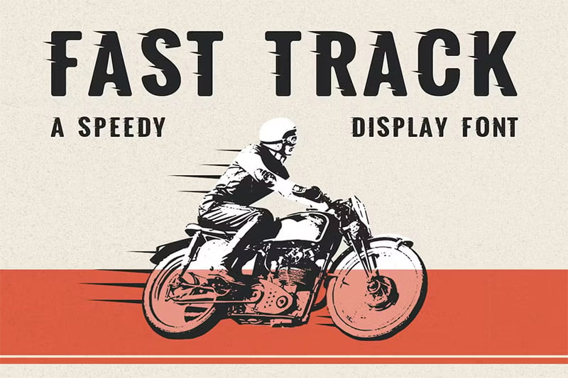 Fast Track - Speedy Display Font