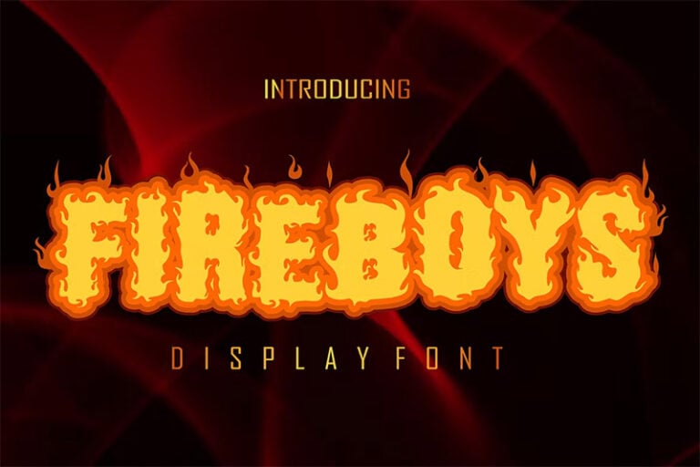 25 Fire Fonts for Flaming Hot Typography